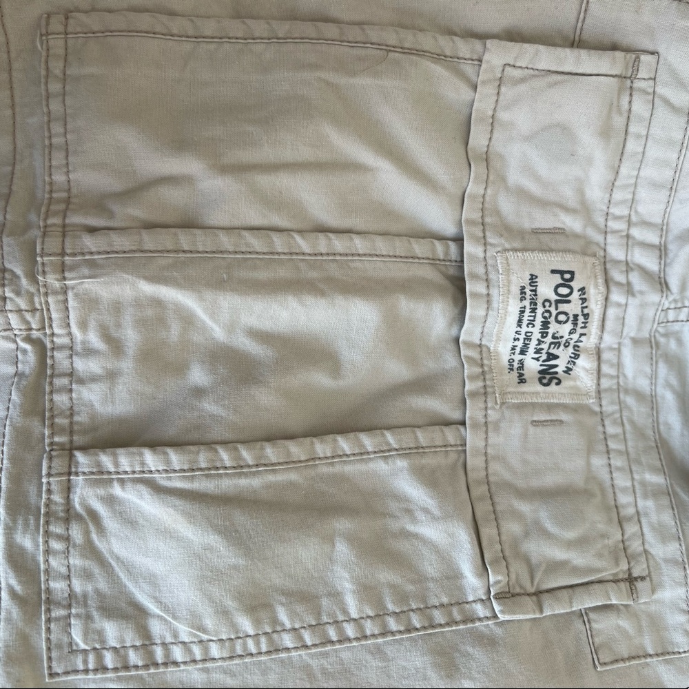 POLO JEANS COMPANY CARGO SHORTS SZ-34 EXCELLENT CONDITION 😎😎 - Picture 3 of 4